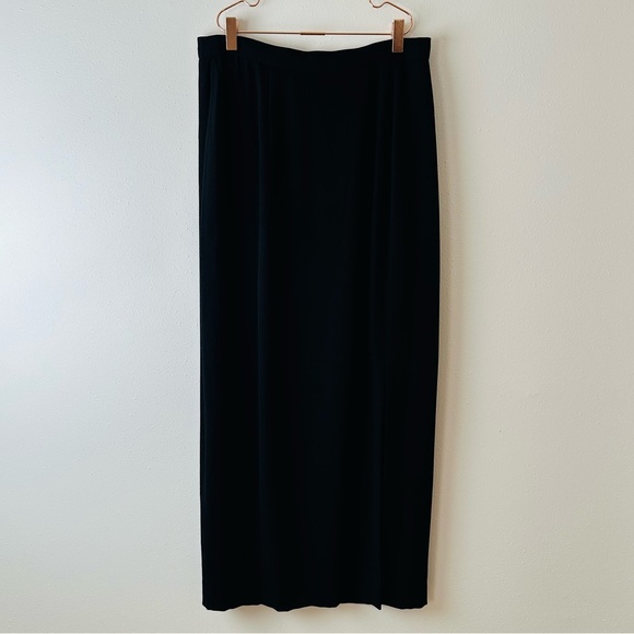 Lord&Taylor Skirt Maxi Front Slit Column - Picture 6 of 8